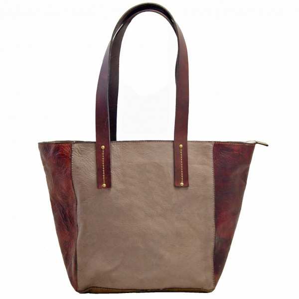 Damen Schultertasche Leder braun 471 Damen Schultertasche Leder braun 471