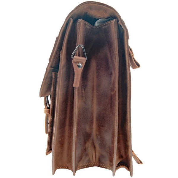 Große Aktentasche HEDIN aus Weideland-Leder - 2.Wahl Große Aktentasche HEDIN aus Weideland-Leder - 2.Wahl