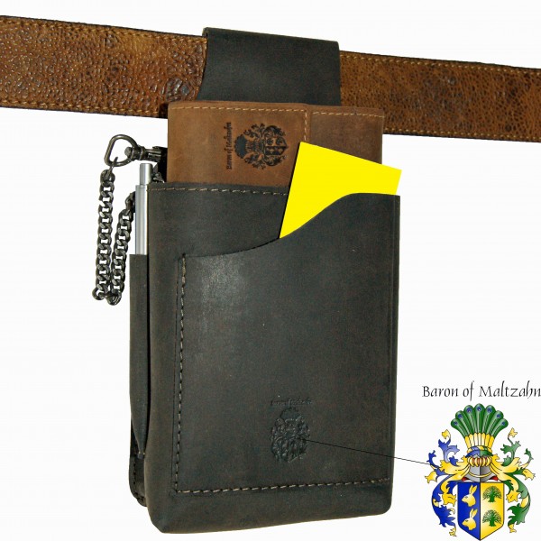 Kellnerholster BETA aus braunem Weideland-Leder Kellnerholster BETA aus braunem Weideland-Leder