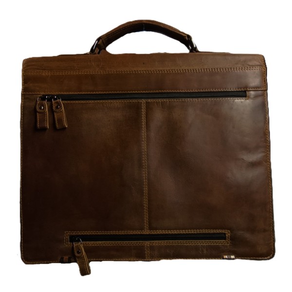 Große Aktentasche HEDIN aus Weideland-Leder - mit leichten Gebrauchsspuren Große Aktentasche HEDIN aus Weideland-Leder - mit leichten Gebrauchsspuren
