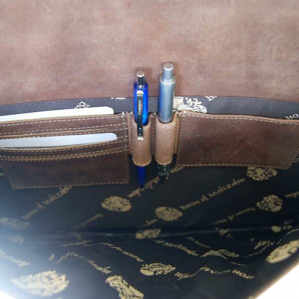 Große Aktentasche Leder braun mit Innenorganizer 1430 Große Aktentasche Leder braun mit Innenorganizer 1430