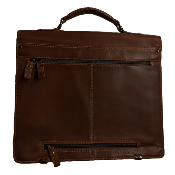 Große Aktentasche HEDIN aus Weideland-Leder - mit leichten Gebrauchsspuren Große Aktentasche HEDIN aus Weideland-Leder - mit leichten Gebrauchsspuren