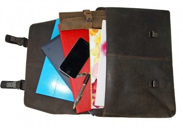 Braune Lehrertasche Leder 872 Braune Lehrertasche Leder 872