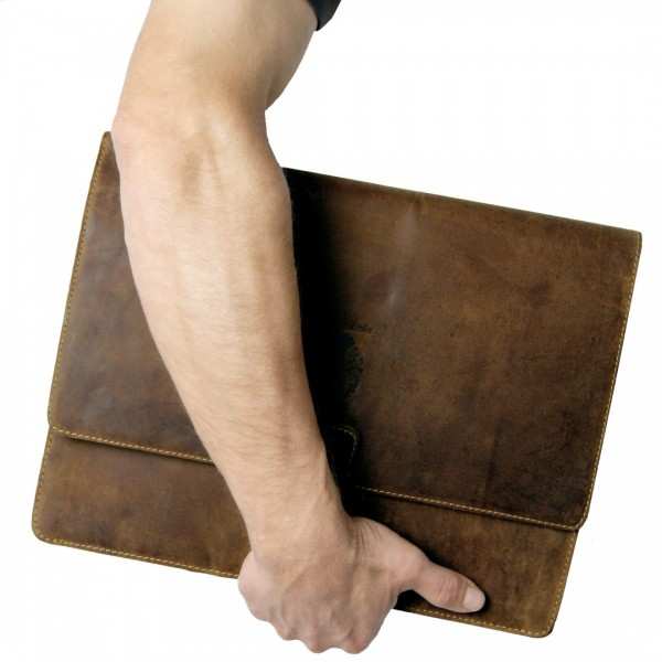Ledermappe Leder braun 11 Ledermappe Leder braun 11