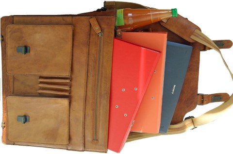 Aktentasche aus Leder