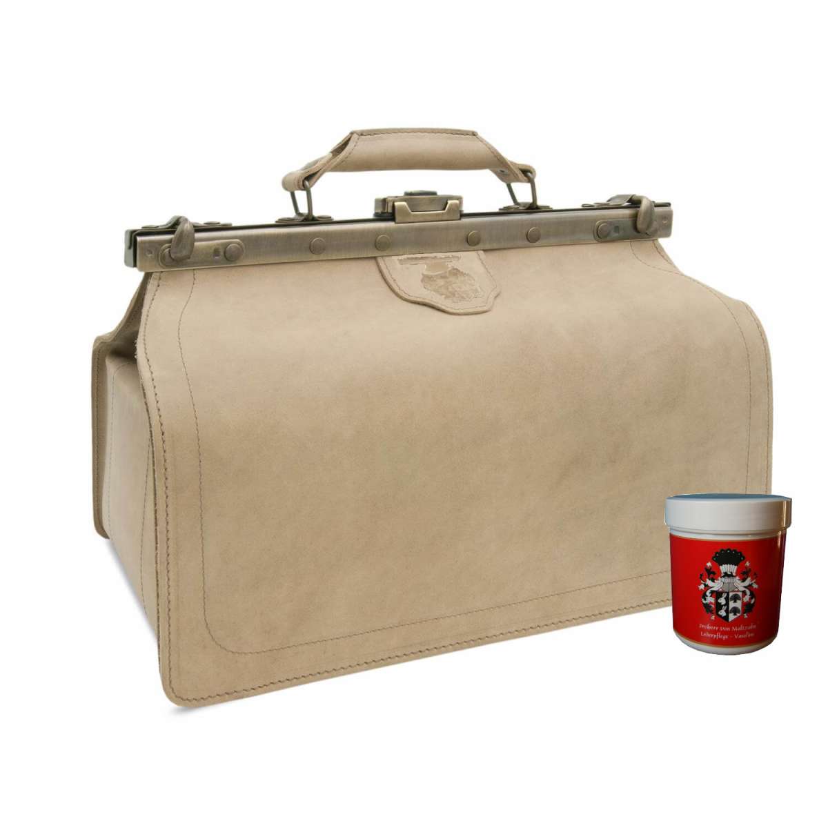 Doktortasche BLUMENTHAL aus Bio-Leder old-antik Made in Germany