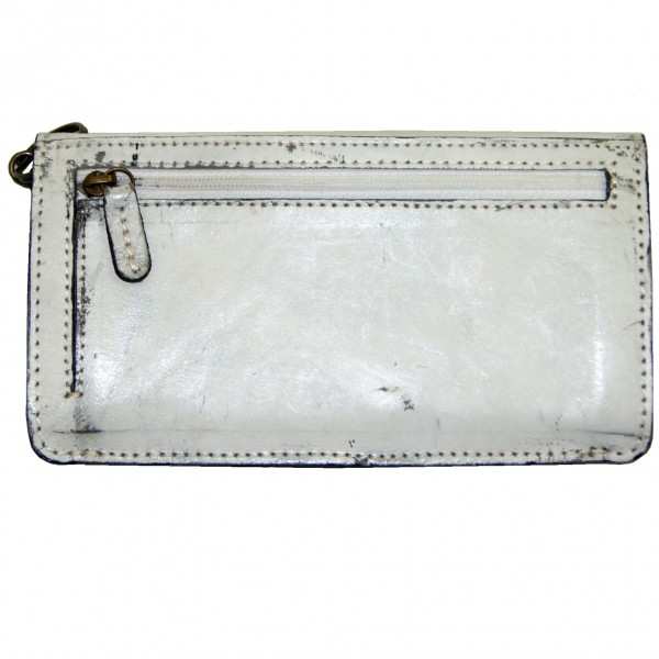 Kettenbörse Sacharow aus weißem Leder Kettenbörse Sacharow aus weißem Leder