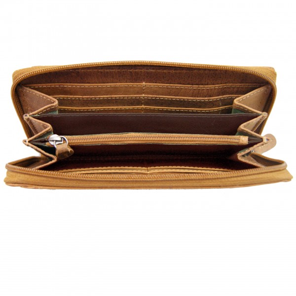 Langbörse OPPENHEIMER aus braunem Leder Langbörse OPPENHEIMER aus braunem Leder