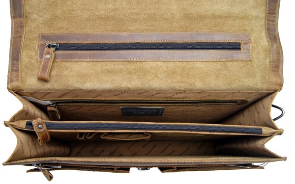 Aktentasche mit zwei gleichgroßen Fächern Aktentasche-2-Faecher-627-f