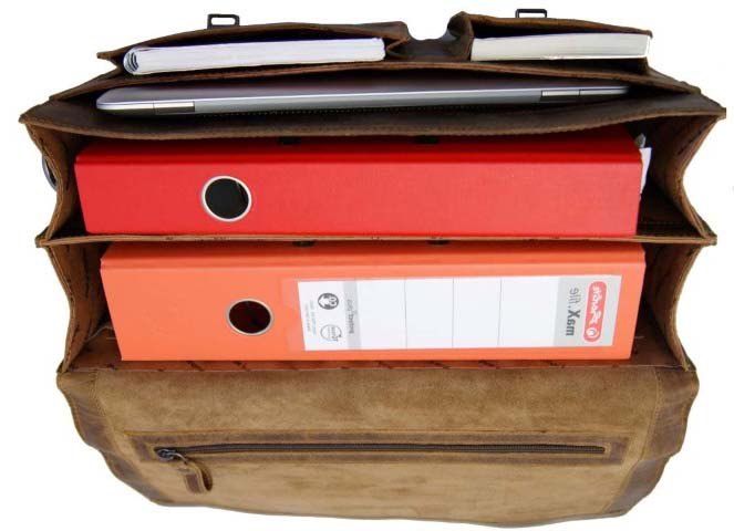 Schulranzen Aktentasche mit zwei Fächer