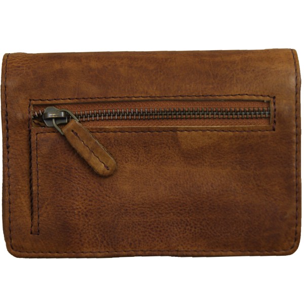 Geldbörse FUGGER aus braunem Leder Geldbörse FUGGER aus braunem Leder