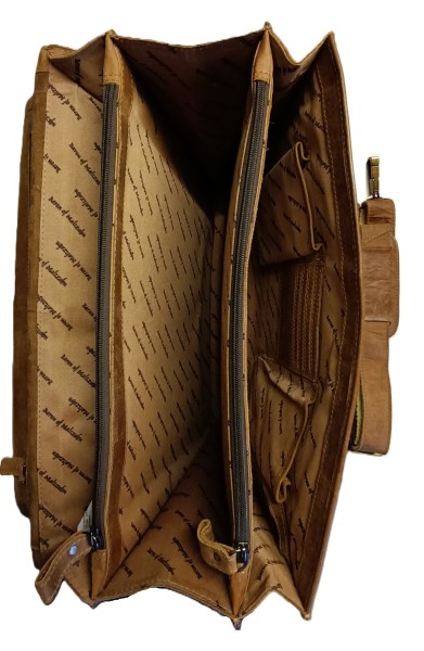 Große Aktentasche HEDIN aus Weideland-Leder - mit leichten Gebrauchsspuren Große Aktentasche HEDIN aus Weideland-Leder - mit leichten Gebrauchsspuren