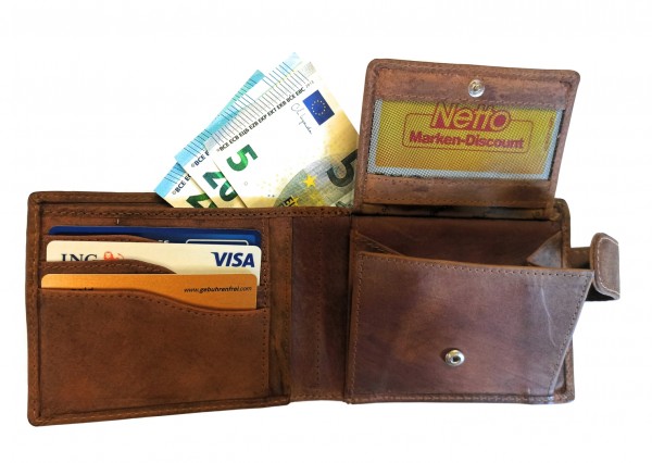 Kettenbörse für Herren VANDERBILT braun Kettenbörse für Herren VANDERBILT braun