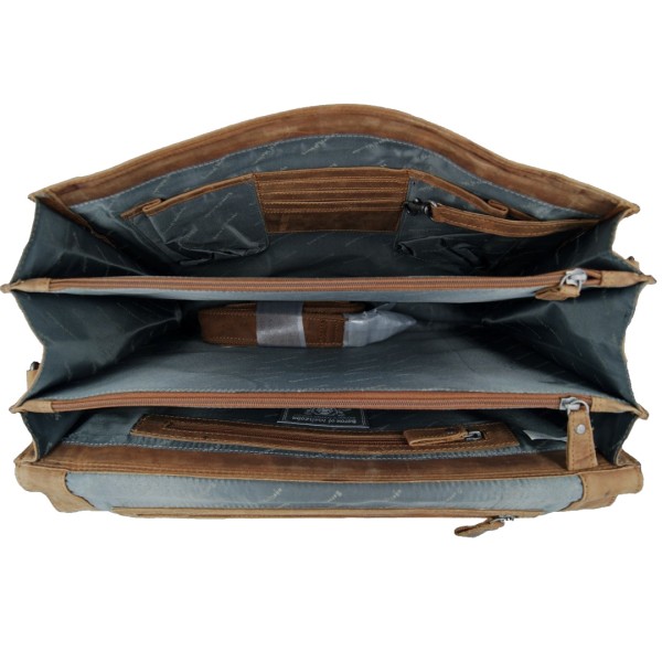 Große Aktentasche HEDIN 2.0 aus Rind-Leder Große Aktentasche HEDIN 2.0 aus Rind-Leder