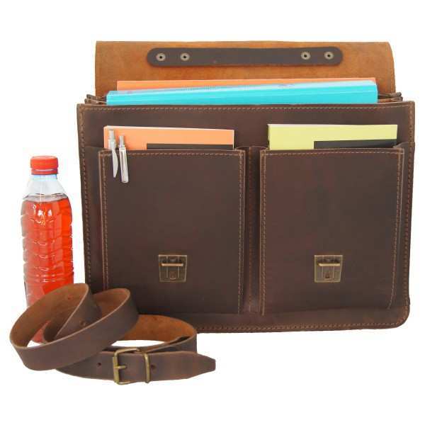 leder aktentasche galileo braun leder aktentasche galileo braun