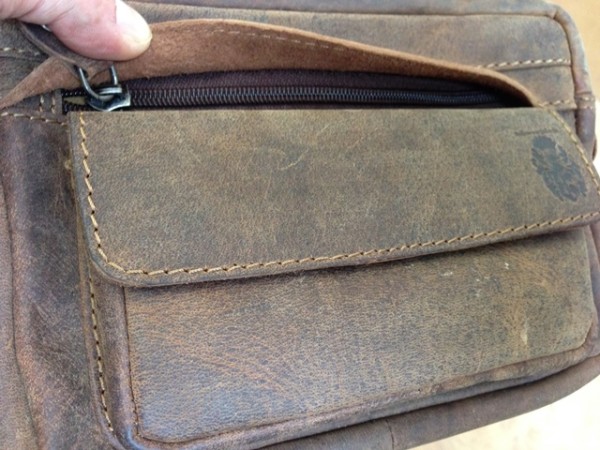 Herrentasche SCHLÜTER aus braunem Weideland-Leder Herrentasche SCHLÜTER aus braunem Weideland-Leder
