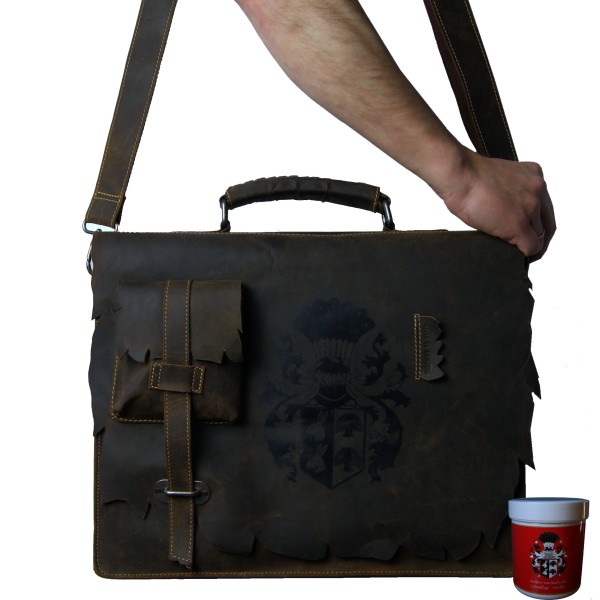 Aktentasche SHATTERHAND 2.0 aus Western Leder Aktentasche SHATTERHAND 2.0 aus Western Leder